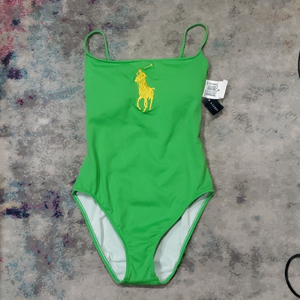 Ralph Lauren Green One Piece Swimsuit